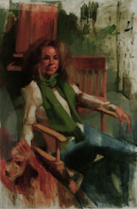 Amanda - oil on canvas
36"H x 24"W
