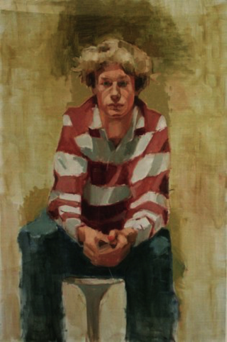 Evan - oil on canvas 
36"H x 24"W
